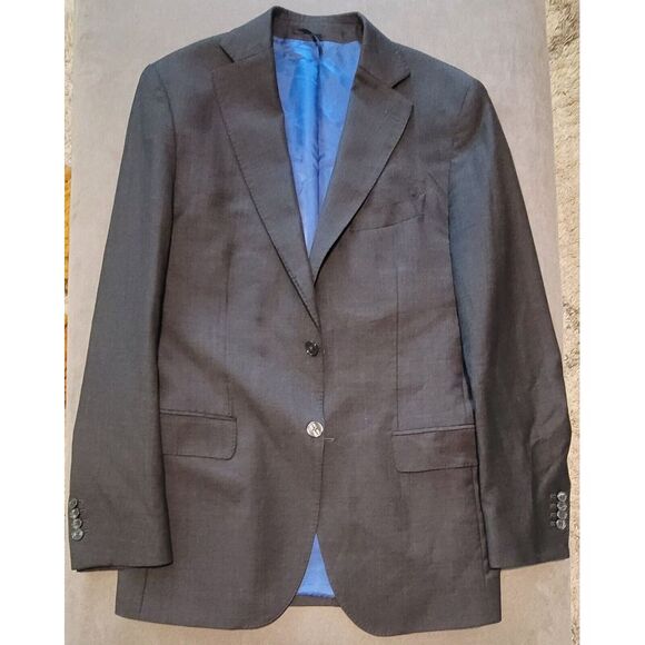 Suit Supply Men's VBC‎ Charcoal Gray 2 Button Sports Coat Size 40 Regular - Picture 1 of 7